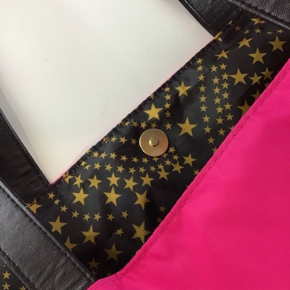 Juicy Couture Live Famously Pink & Black Tote - Picture 7 of 14